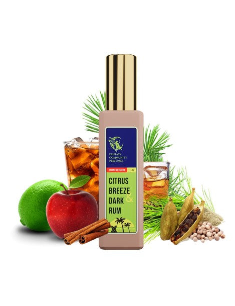 Buy Citrus Breeze & Dark Rum Perfume - Spicy Citrus Fragrance | Fantasy Community Perfumes